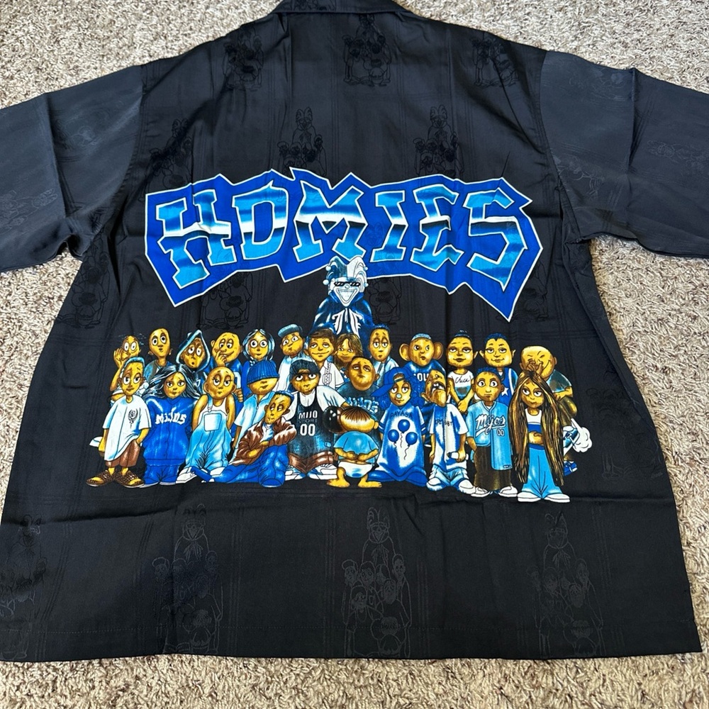 Vintage 90s Cruizin Low Homies Classic Button Up Shirt Men’s Size XL (Baggy)